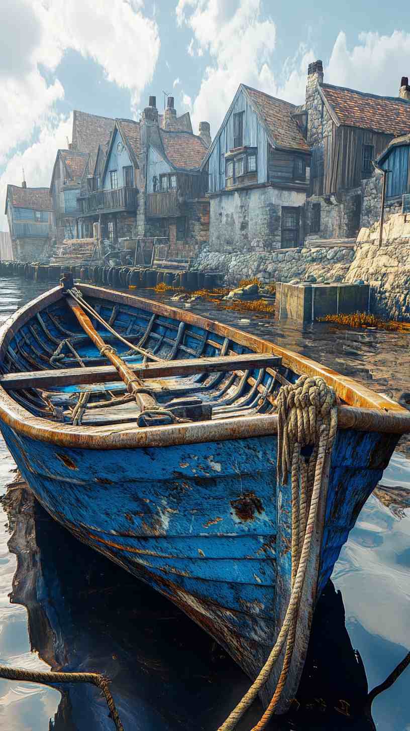 Blue Boat Wallpaper 4K HD Images Blue Boat Wallpaper 4K HD Images