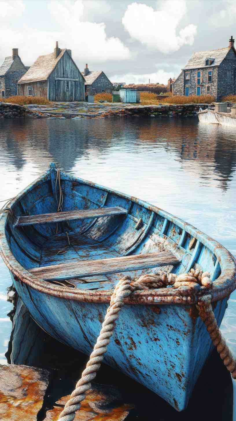 Blue Boat Wallpaper 4K HD Images Blue Boat Wallpaper 4K HD Images