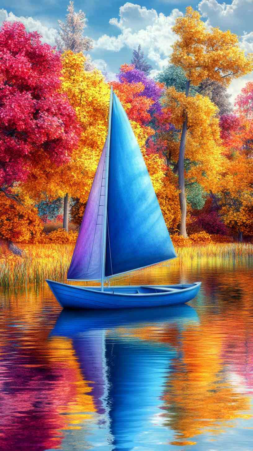 Blue Boat Wallpaper 4K HD Images Blue Boat Wallpaper 4K HD Images