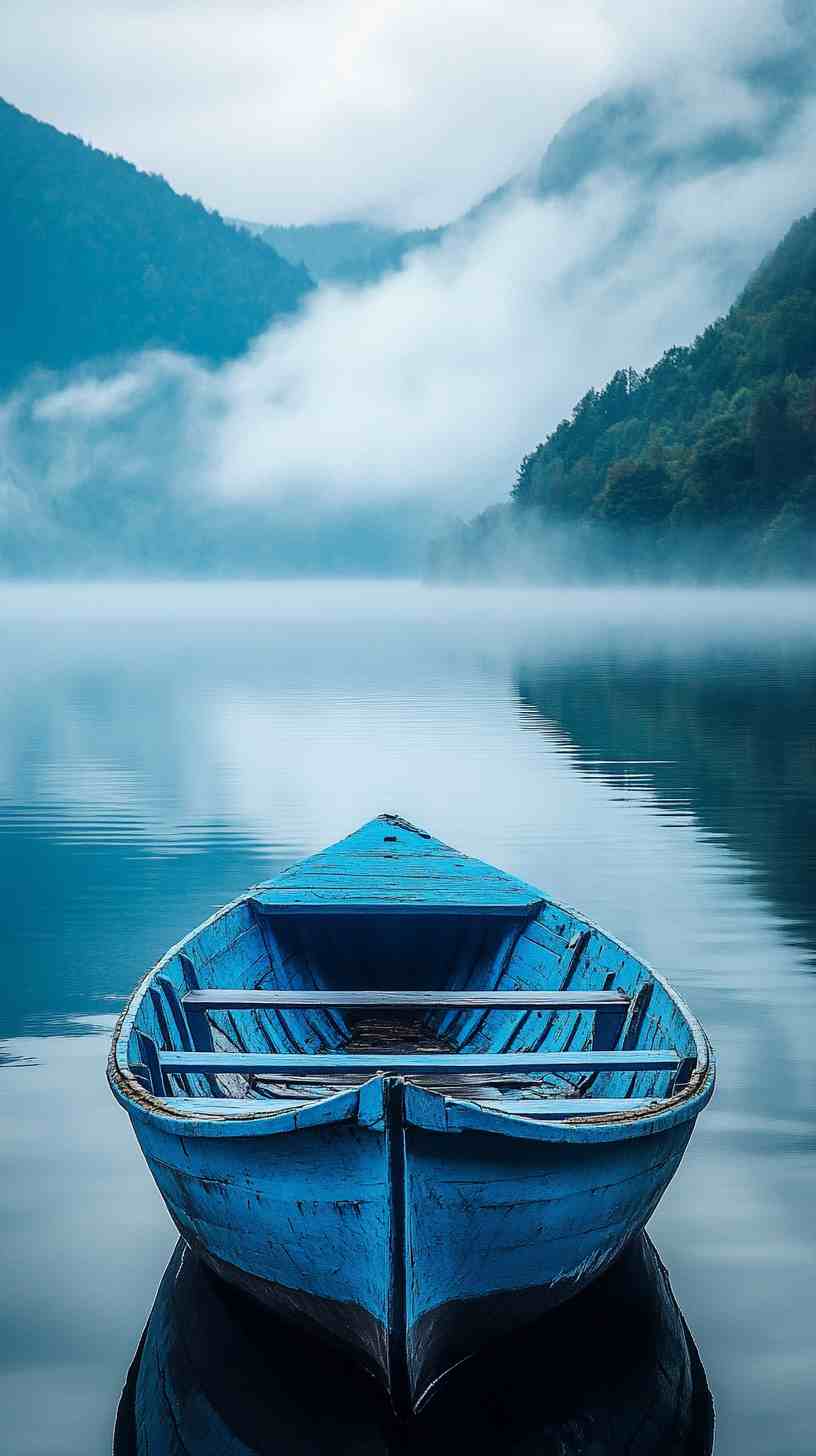 Blue Boat Wallpaper 4K HD Images Blue Boat Wallpaper 4K HD Images