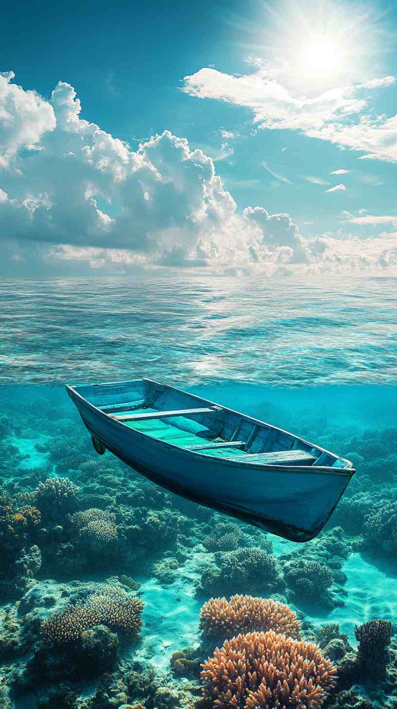 Blue Boat Wallpaper 4K HD Images Blue Boat Wallpaper 4K HD Images