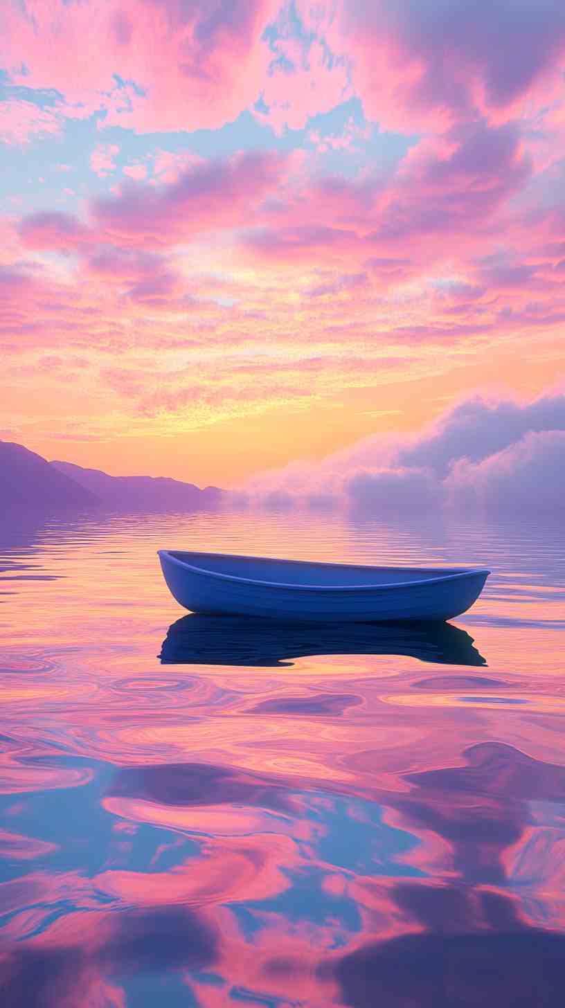 Blue Boat Wallpaper 4K HD Images Blue Boat Wallpaper 4K HD Images