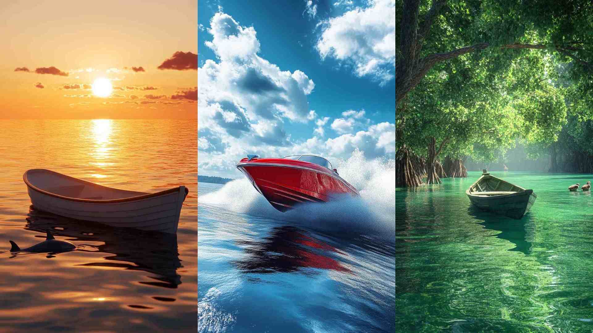 Beautiful Bay Boat Images 4K HD Wallpapers