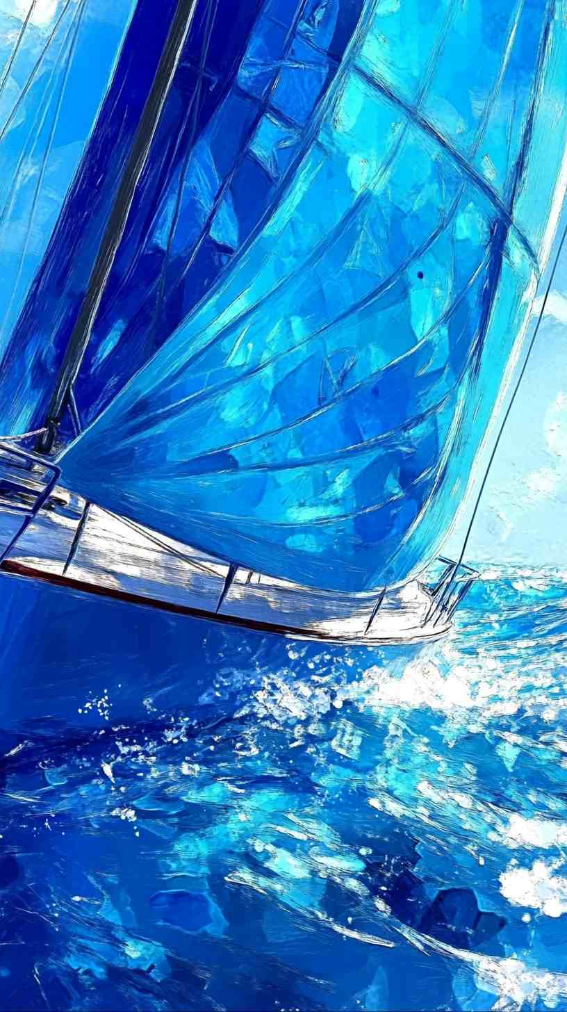 Blue Sailboat Wallpaper 4K HD Images Blue Sailboat Wallpaper 4K HD Images
