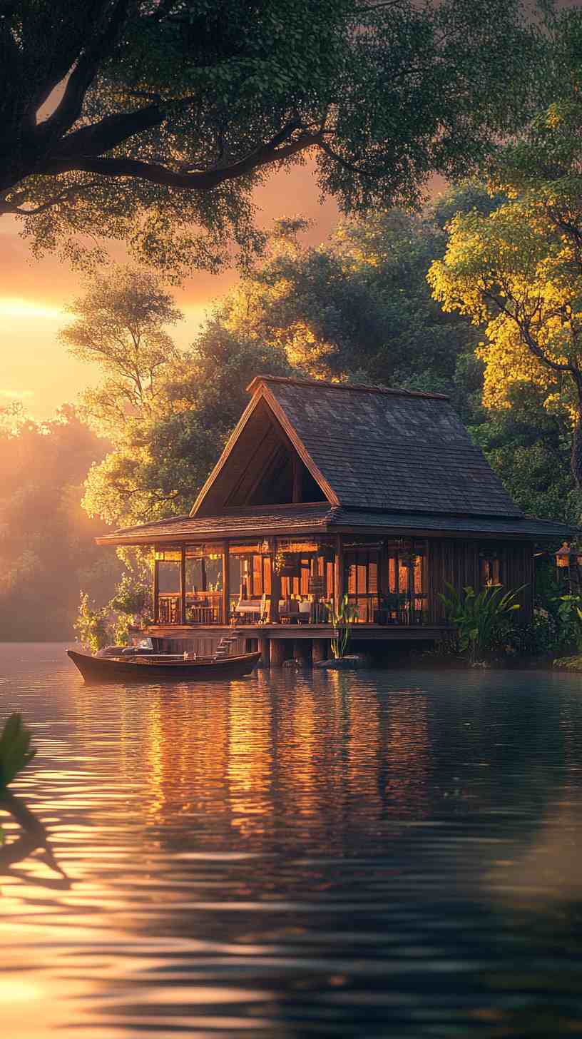 Boat House Drawing Images 4K HD Wallpapers Boat House Drawing Images 4K HD Wallpapers