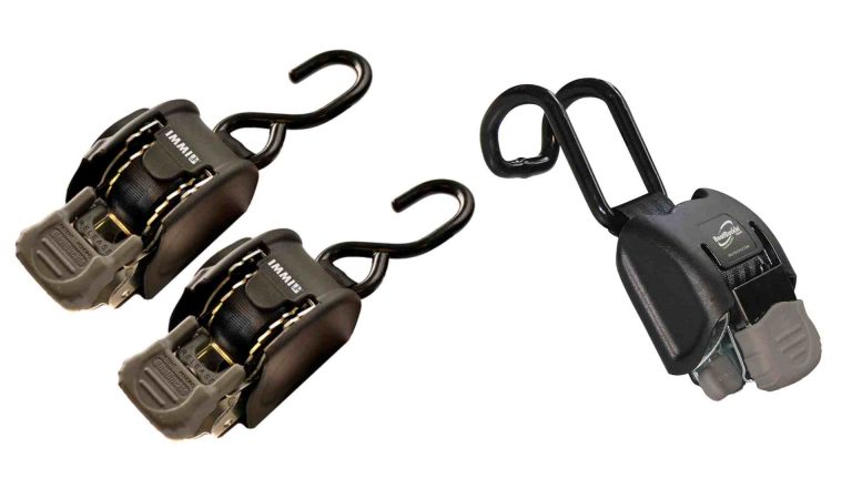 Comparing G3 and G2 BoatBuckle Mini Retractable, Ratcheting Transom Tie-Downs 