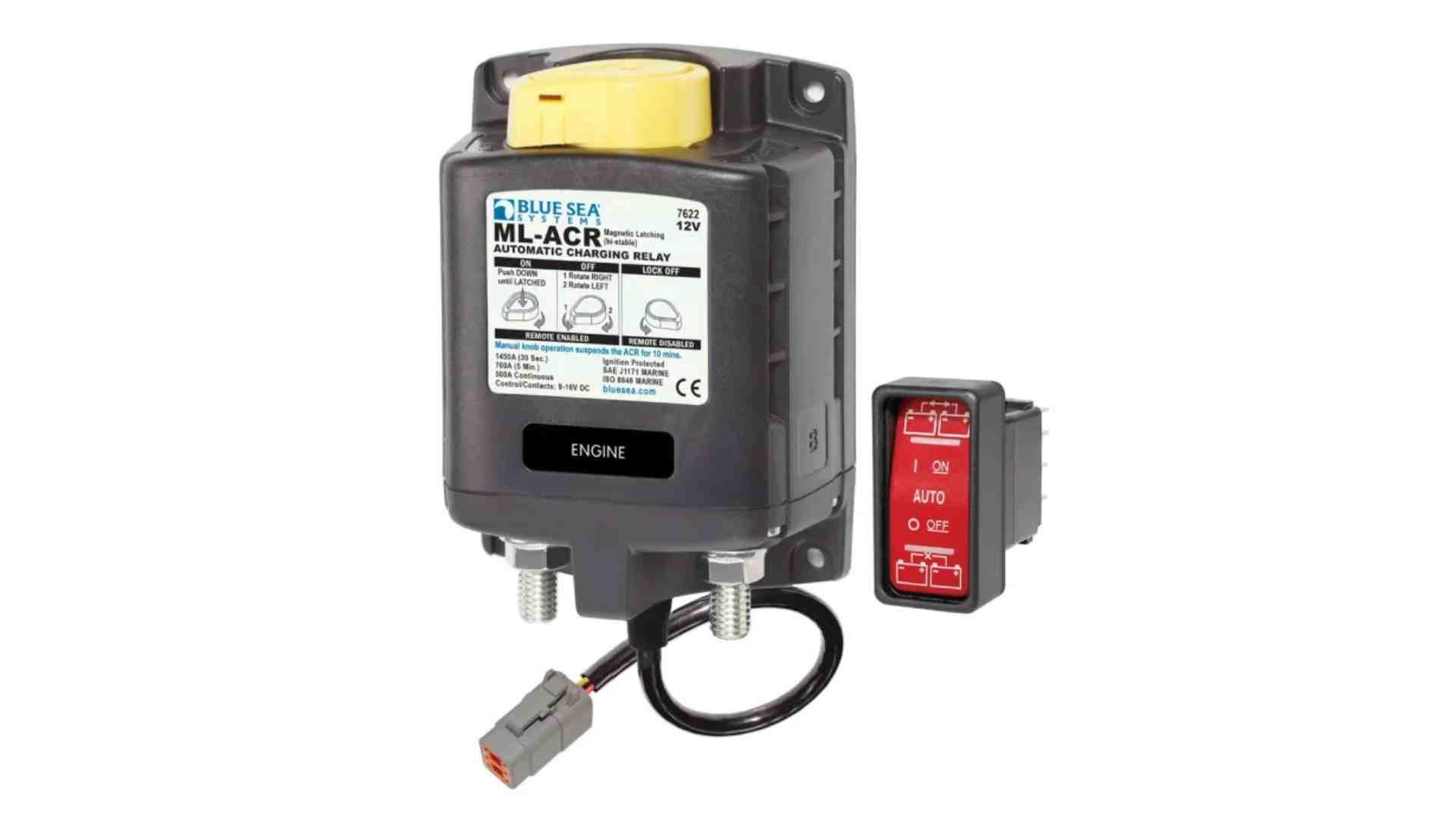 Blue Sea 7622100B Review: ML ACR Charging Relay 12V 500A w/Manual Control & Deutsch Connector