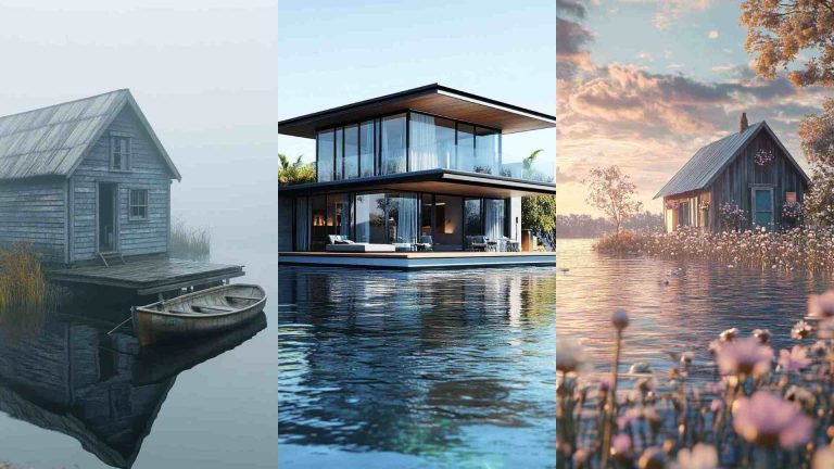 Boat House Drawing Images 4K HD Wallpapers