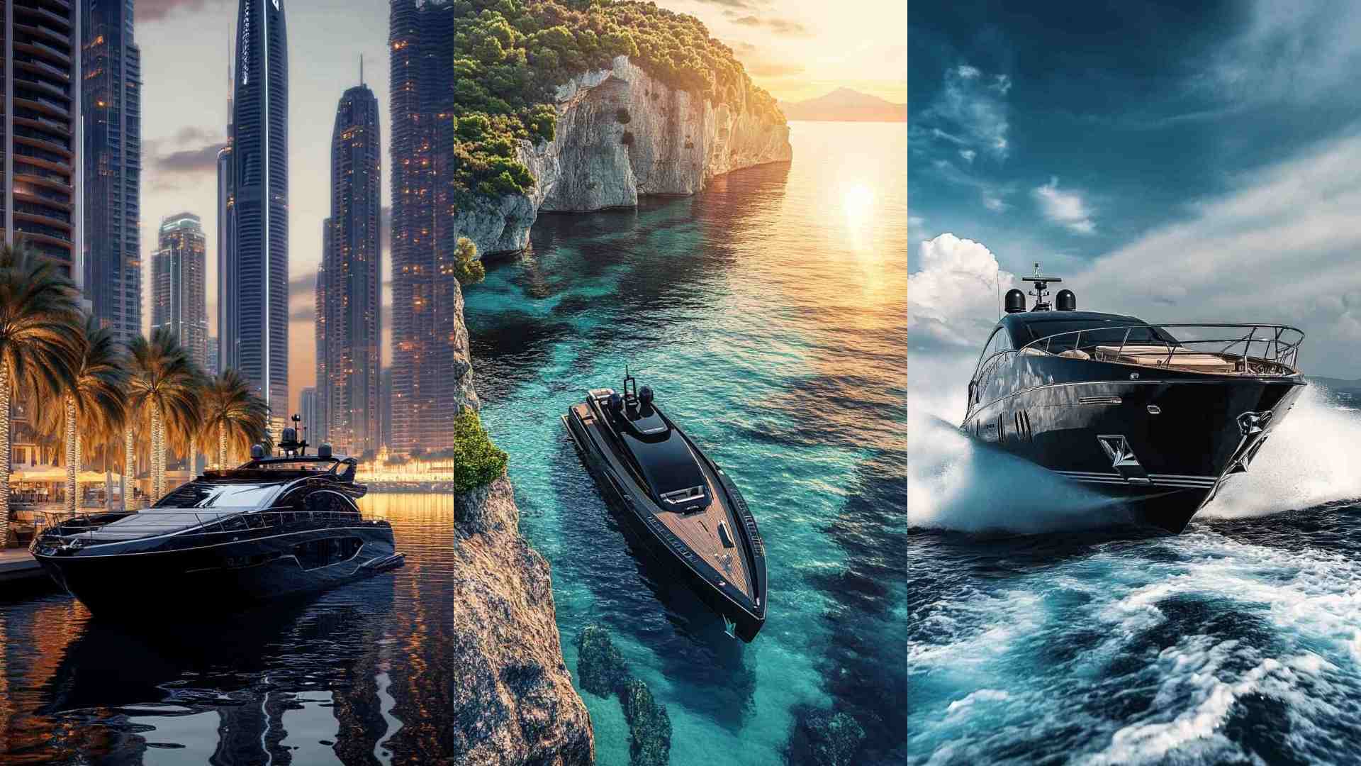 Black Yacht Wallpaper 4K HD Images