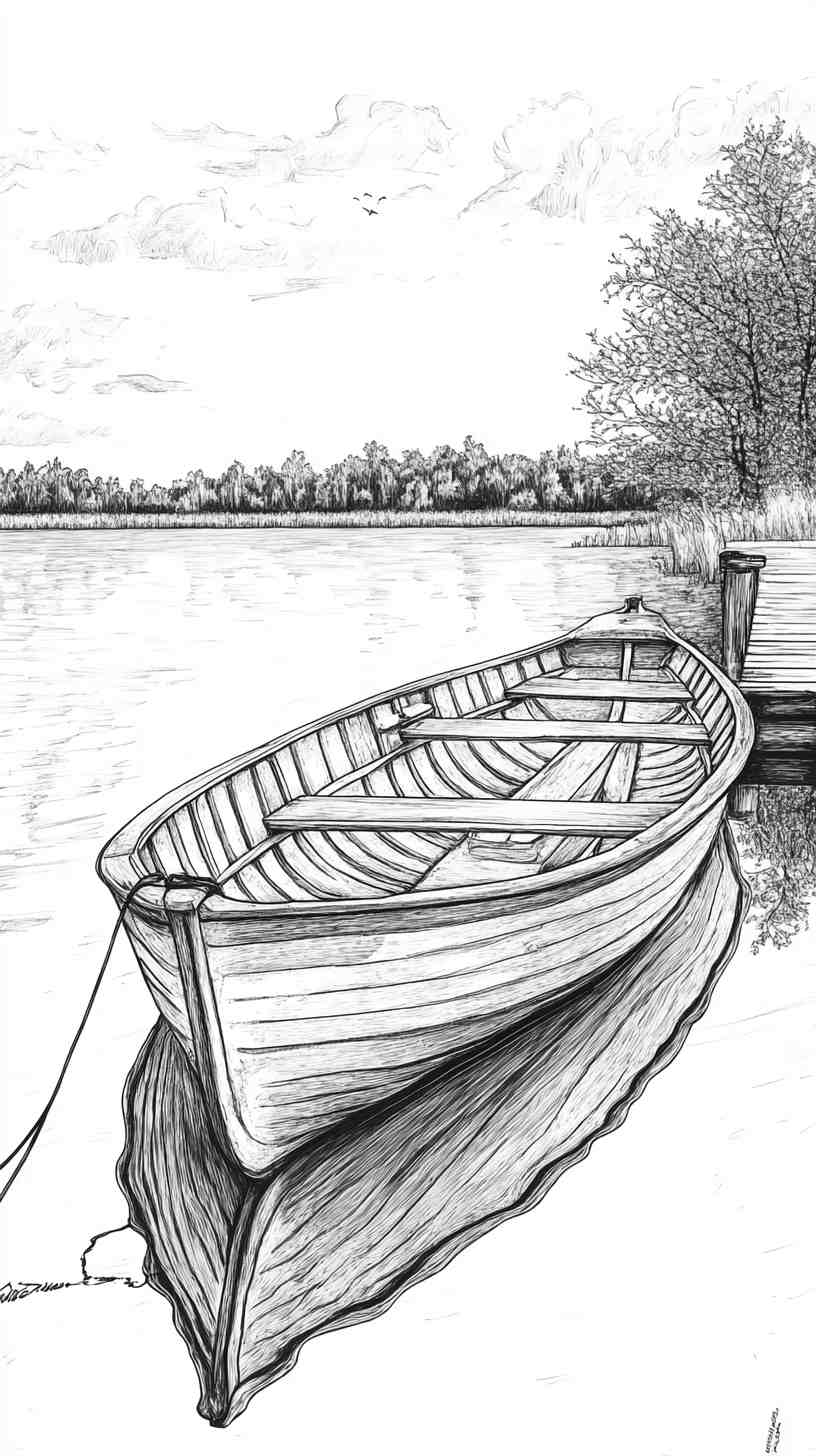 Boat Sketch Images 4K HD Wallpapers Boat Sketch Images 4K HD Wallpapers