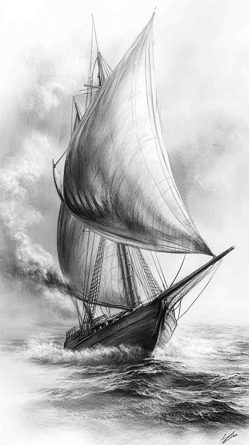 Boat Sketch Images 4K HD Wallpapers Boat Sketch Images 4K HD Wallpapers