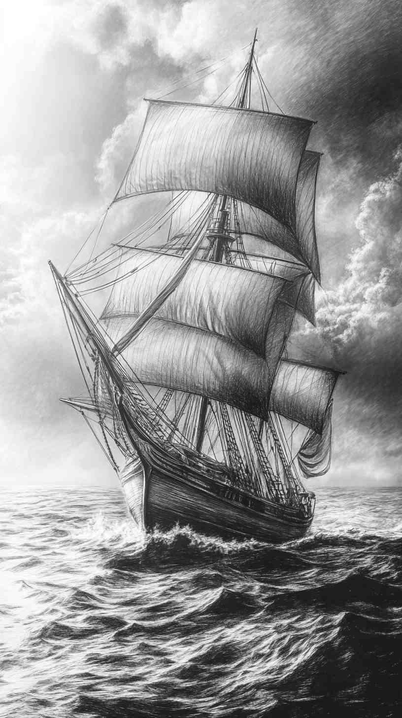 Boat Sketch Images 4K HD Wallpapers Boat Sketch Images 4K HD Wallpapers