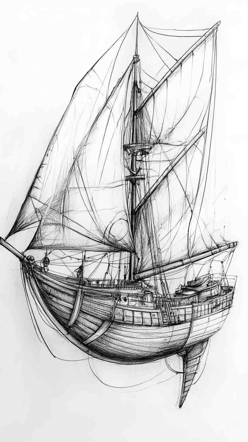 Boat Sketch Images 4K HD Wallpapers Boat Sketch Images 4K HD Wallpapers