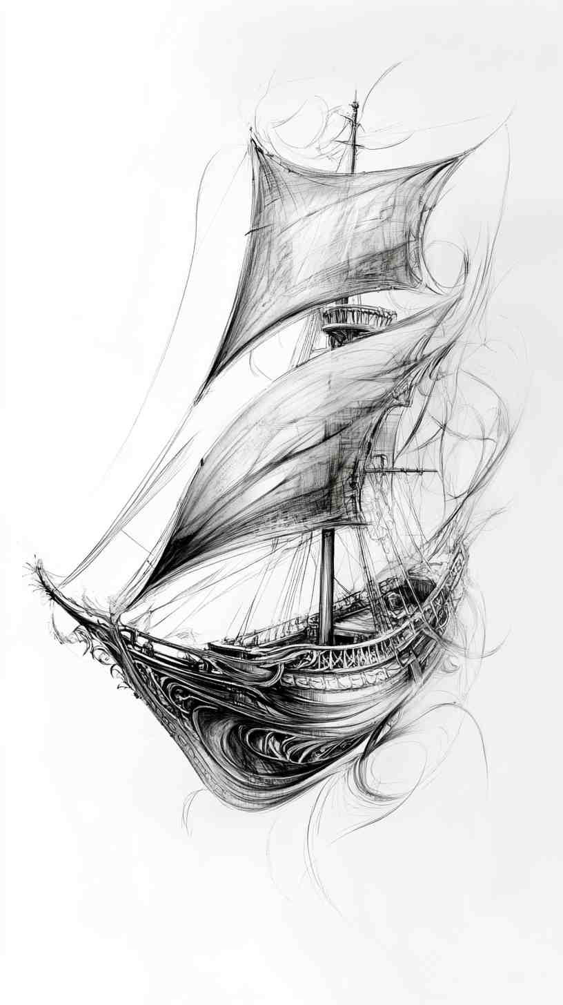 Boat Sketch Images 4K HD Wallpapers Boat Sketch Images 4K HD Wallpapers