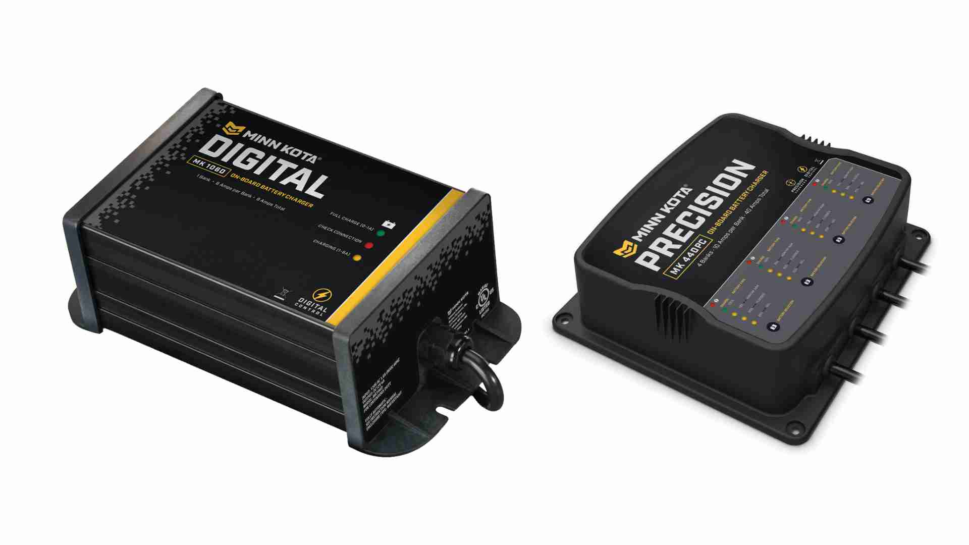 Comparing Minn Kota Digital and Precision Chargers