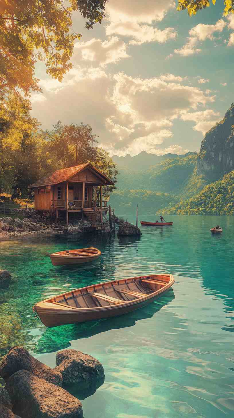 Boat House Wallpaper 4K HD Images Boat House Wallpaper 4K HD Images