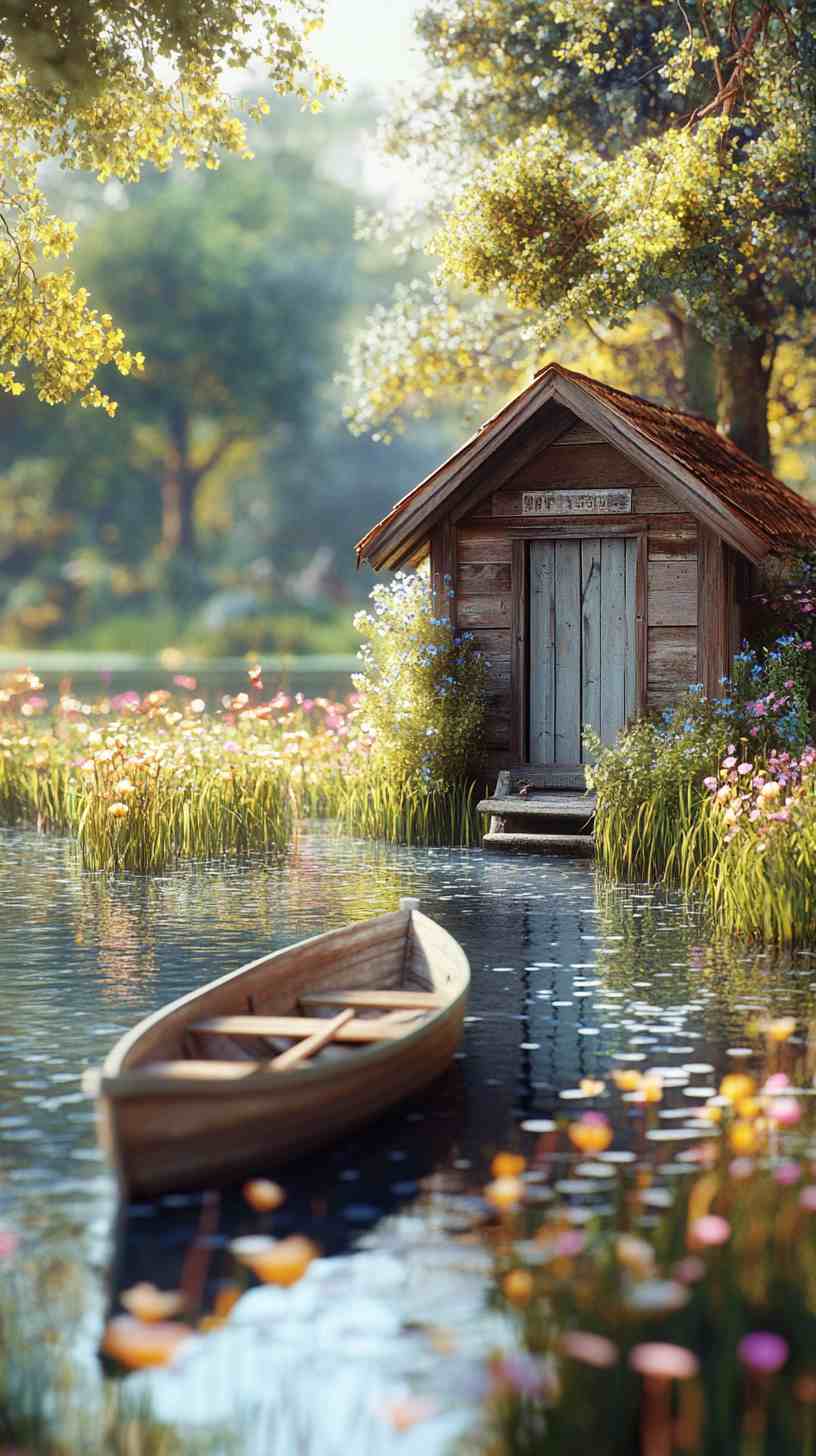 Boat House Wallpaper 4K HD Images Boat House Wallpaper 4K HD Images