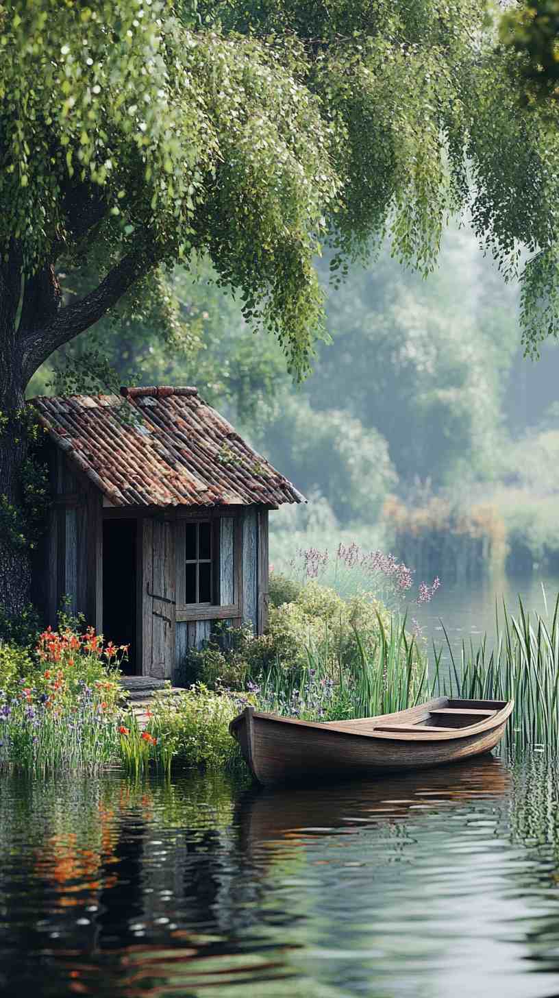 Boat House Wallpaper 4K HD Images Boat House Wallpaper 4K HD Images