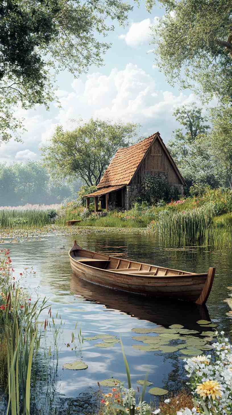 Boat House Wallpaper 4K HD Images Boat House Wallpaper 4K HD Images