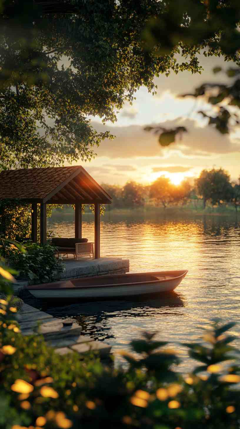 Boat House Wallpaper 4K HD Images Boat House Wallpaper 4K HD Images