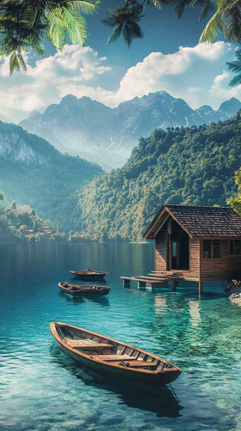 Boat House Wallpaper 4K HD Images Boat House Wallpaper 4K HD Images