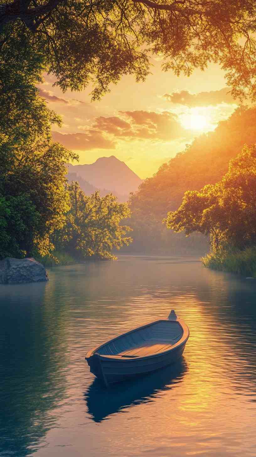 Boat in River Images 4K HD Wallpapers Boat in River Images 4K HD Wallpapers