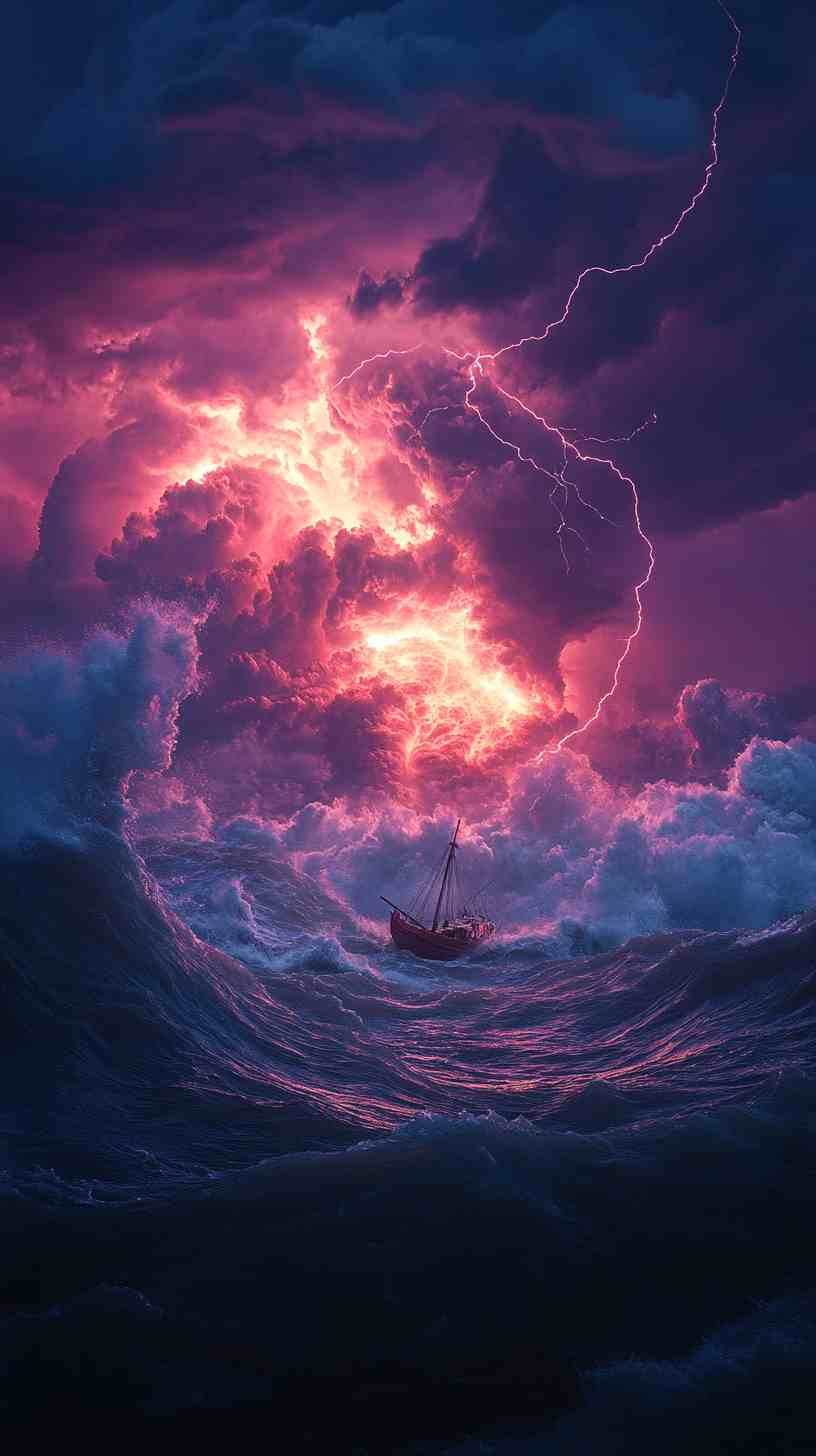 Boat in a Storm Free Images 4K HD Wallpapers Boat in a Storm Free Images 4K HD Wallpapers
