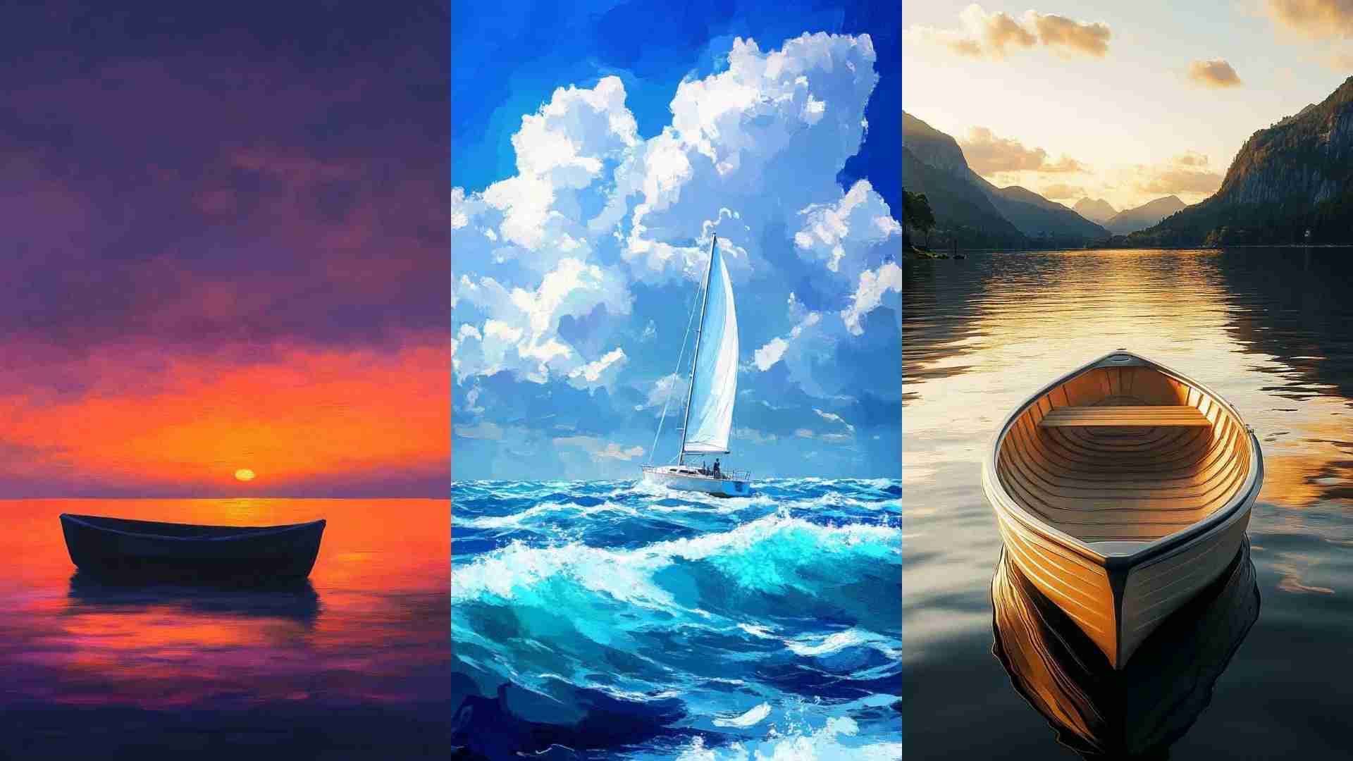 Boat Pictures to Paint Images 4K HD Wallpapers