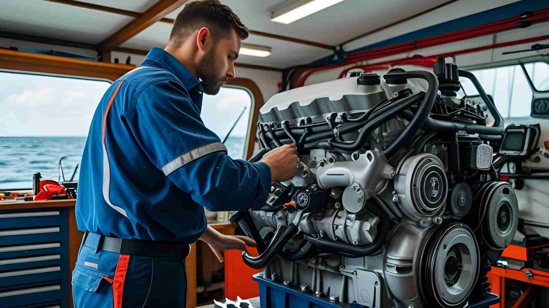 Marine Diesel Engine Maintenance And Cooling Systems