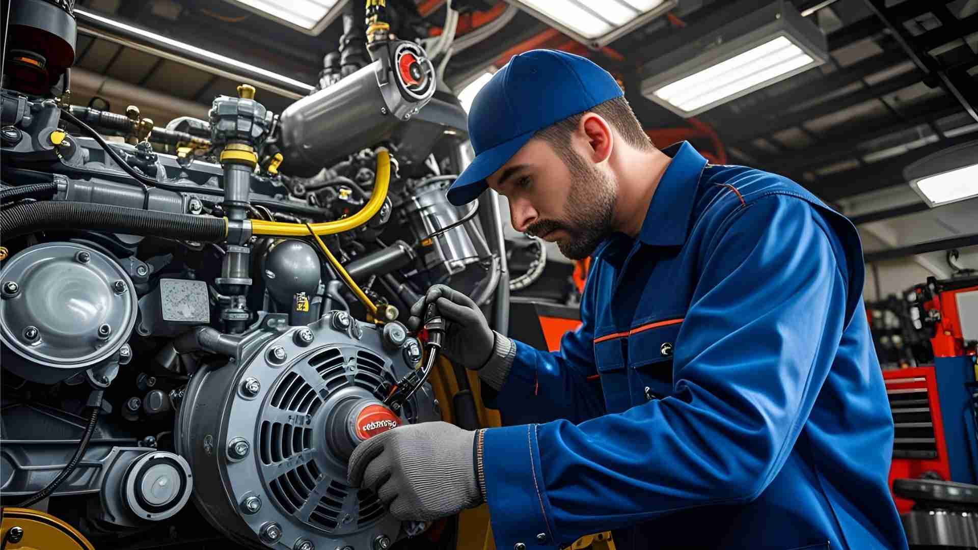 Maintenance of Lubricating Oil Systems in Marine Diesel Engine Generators