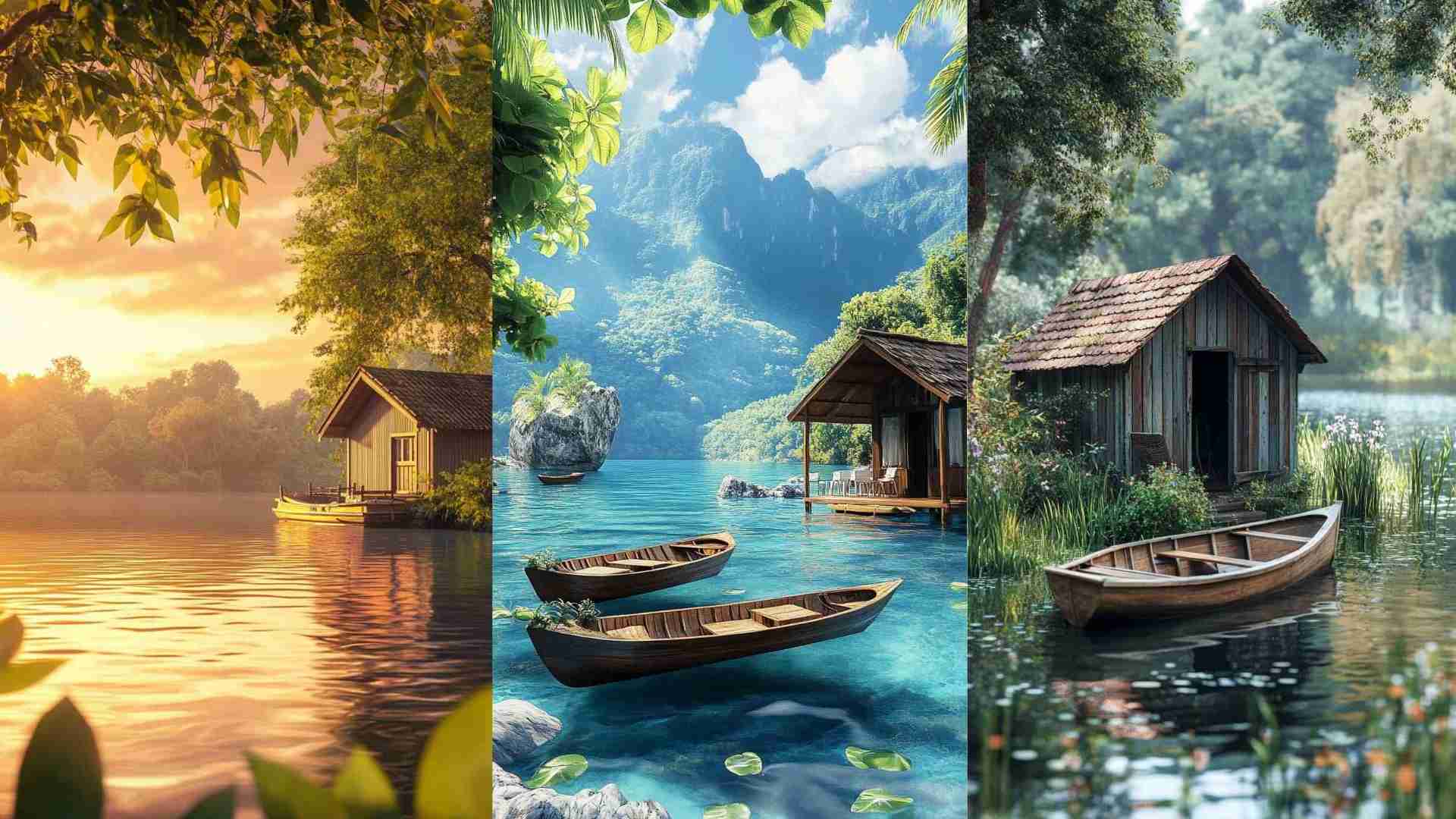 Boat House Wallpaper 4K HD Images