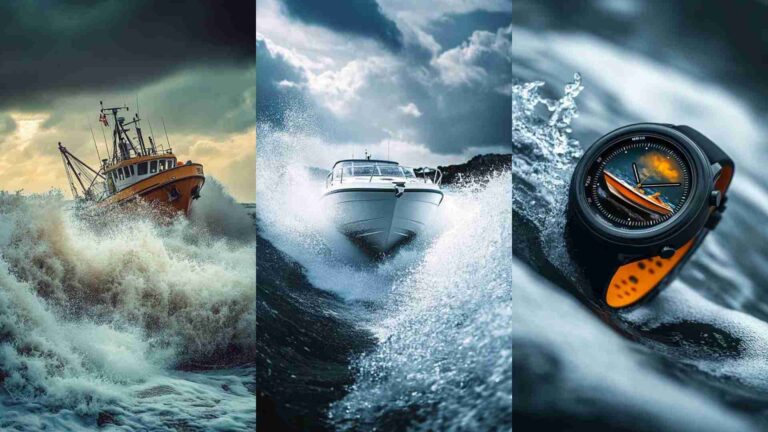 Boat Wave Smartwatch Wallpaper 4K HD Images