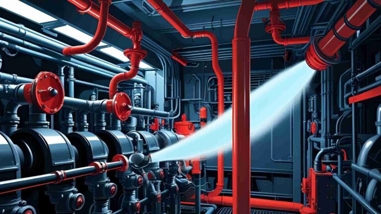 Water Mist Fire Fighting Systems in Ship Engine Rooms
