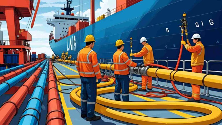 LNG Bunkering Procedure Of Ships Explained