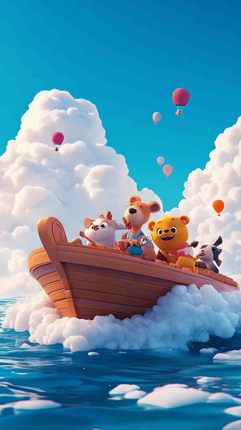 Boat Pic Cartoon Images 4K HD Wallpapers