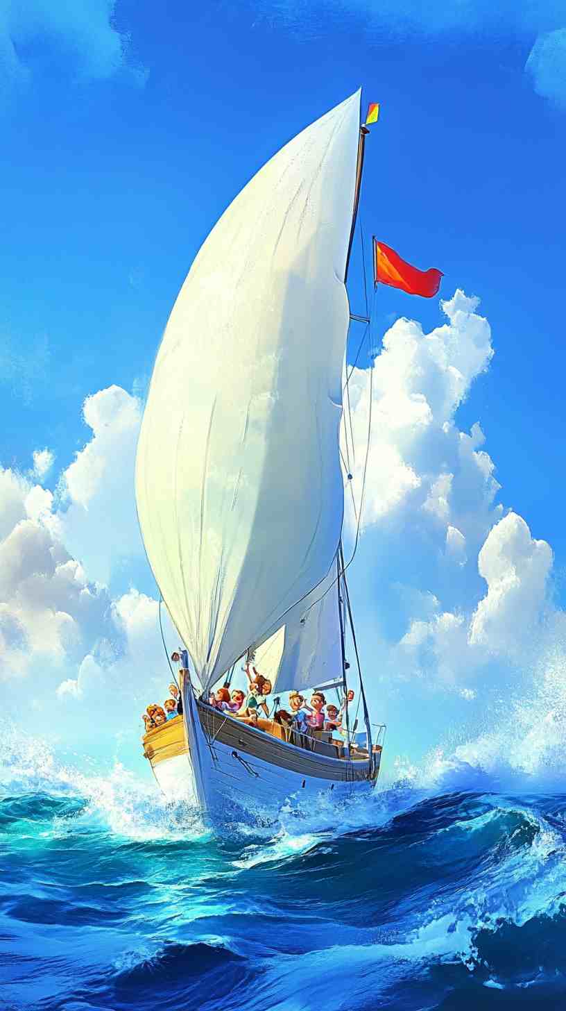 Boat Pic Cartoon Images 4K HD Wallpapers