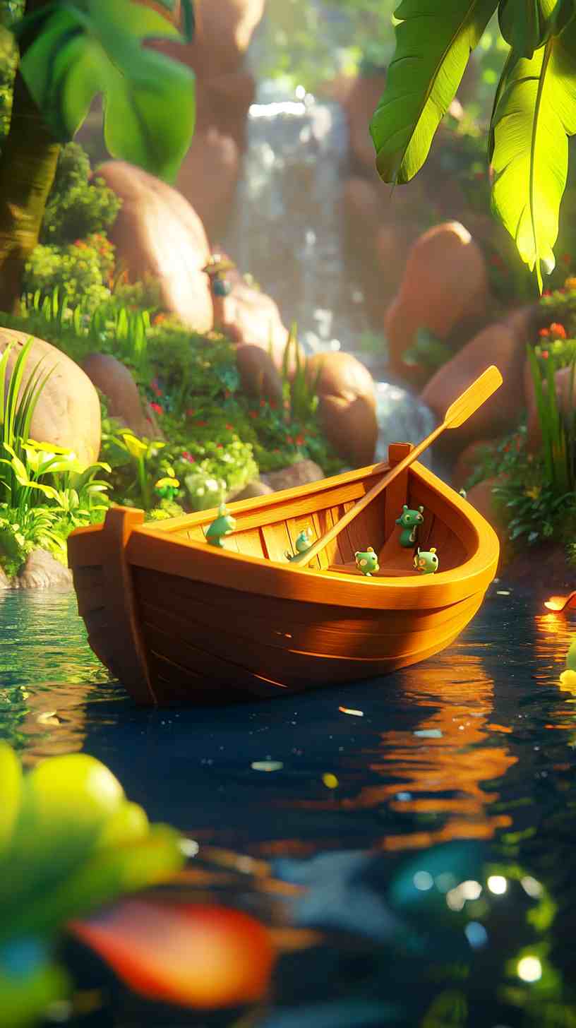 Boat Pic Cartoon Images 4K HD Wallpapers