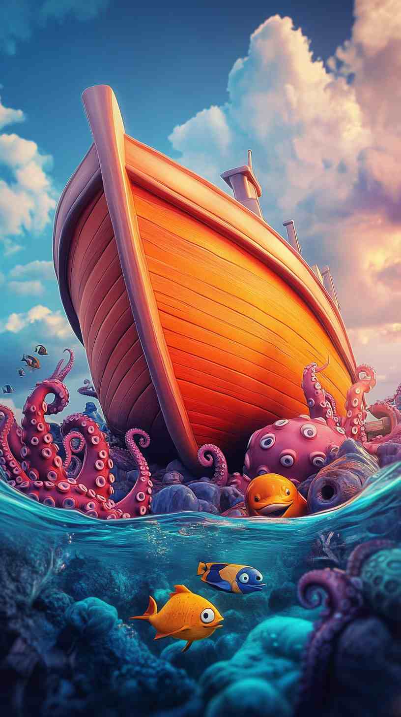 Boat Pic Cartoon Images 4K HD Wallpapers