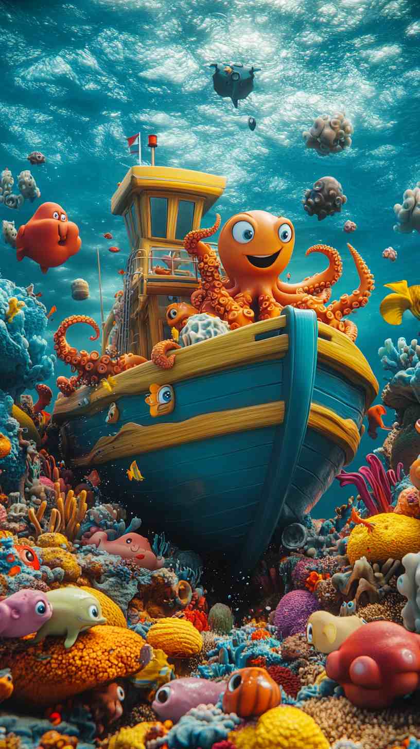 Boat Pic Cartoon Images 4K HD Wallpapers