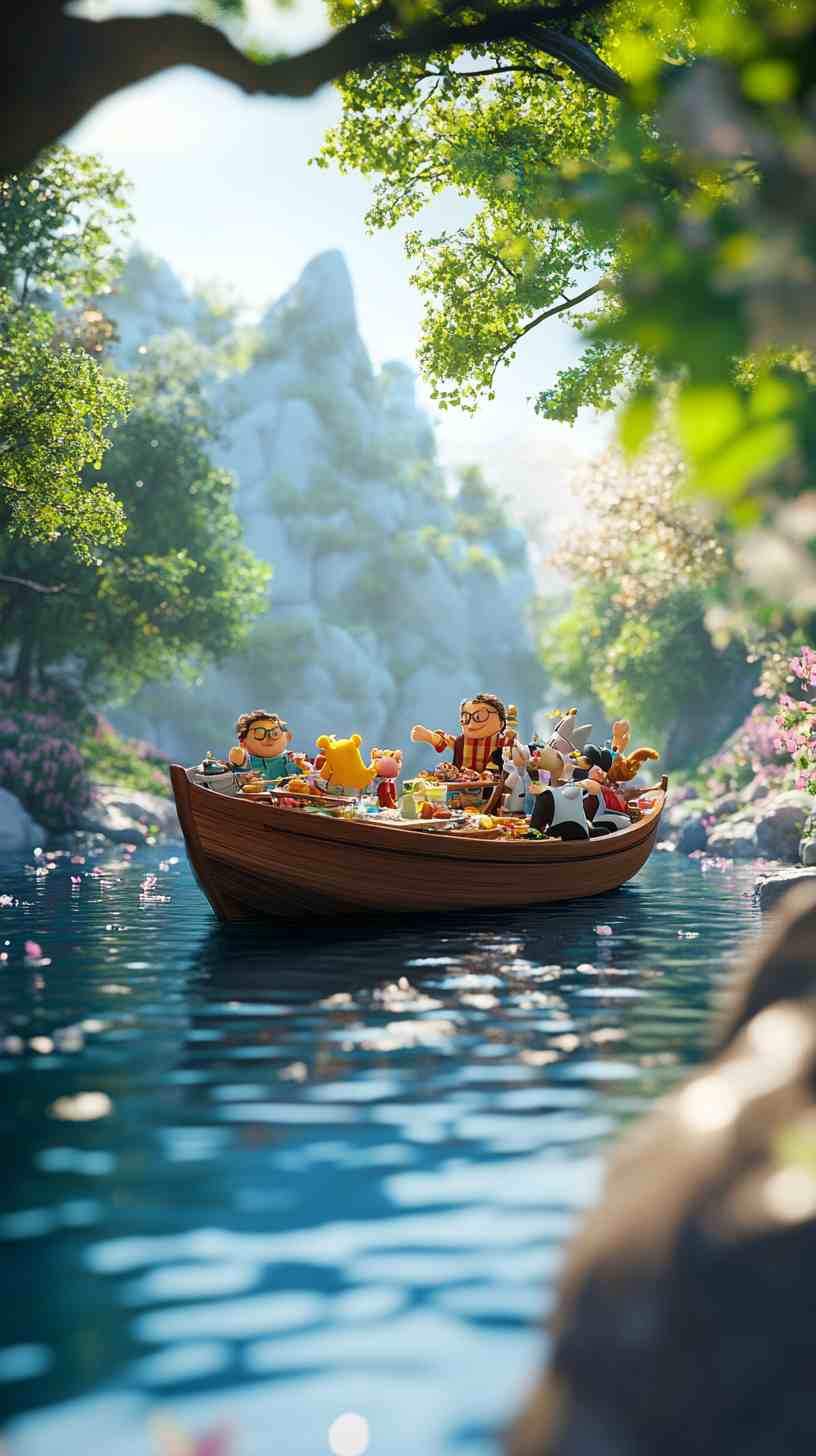 Boat Pic Cartoon Images 4K HD Wallpapers