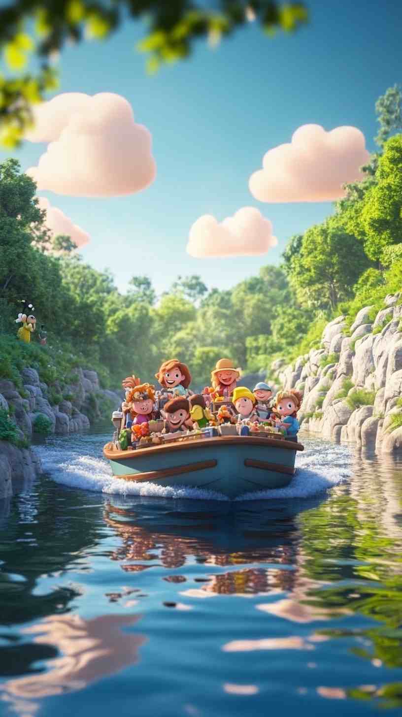 Boat Pic Cartoon Images 4K HD Wallpapers