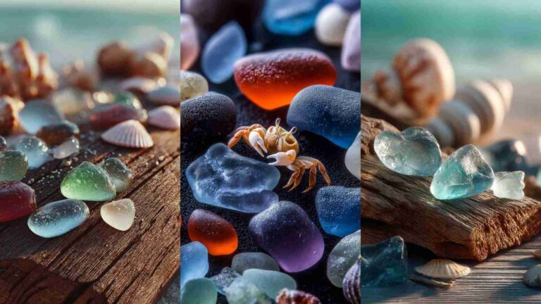 Beach Glass Close-Ups 4K HD Wallpapers