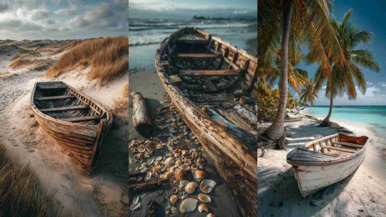Boat on Beach Wallpapers 4K HD Images