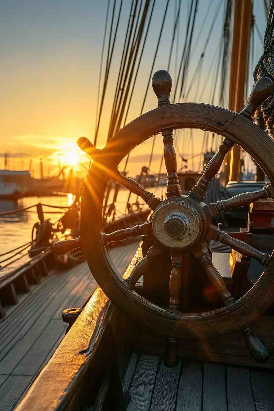 Boat Wheel Image 4K HD Wallpapers
