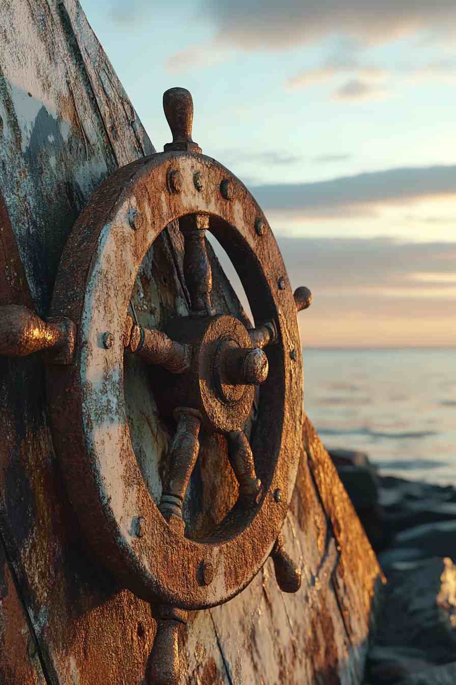 Boat Wheel Image 4K HD Wallpapers