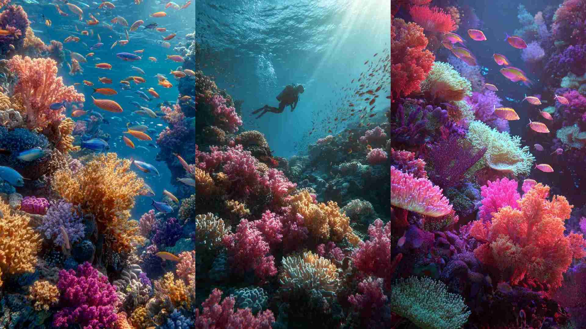 Coral Images in the Sea 4K HD Wallpapers