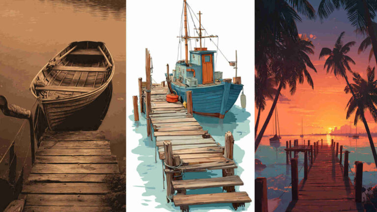 Boat Dock Clip Art 4K HD Wallpapers