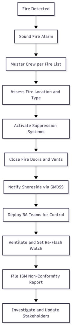 IS-SAFE process for a fire emergency