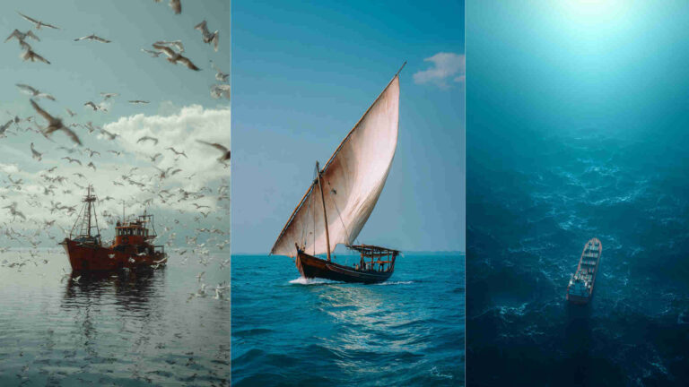 New Boat in Sea Images 4K HD Wallpapers
