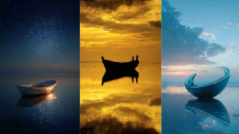 Boat on Calm Sea Wallpaper 4K HD Wallpapers